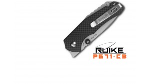 Ruike - P671-CB - Briceag - Carbon - Oțel 14C28N - Black