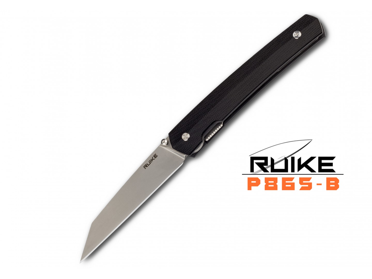 Ruike - P865 - Briceag - Oțel 14C28N - Negru Ruike - P865 - Briceag - Oțel 14C28N - Negru