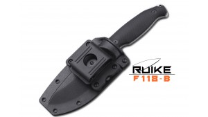 Ruike - F118 - Lamă fixă - Oțel 14C28N - Negru
