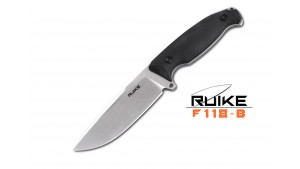 Ruike - F118 - Lamă fixă - Oțel 14C28N - Negru