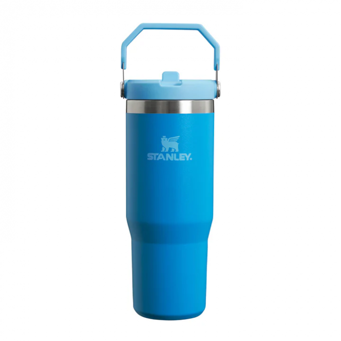 Cană termică - Iceflow - cu pai - 0.88L - Azur