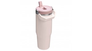 Cană Iceflow - Flip Straw Tumbler 2.0 (cu pai) - 0.89L - Roz