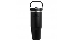 Cană Iceflow - Flip Straw Tumbler 2.0 (cu pai) - 0.89L - Black