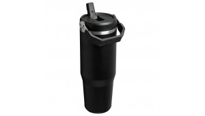 Cană Iceflow - Flip Straw Tumbler 2.0 (cu pai) - 0.89L - Black