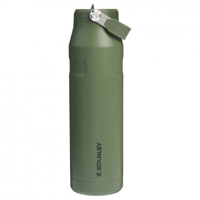 Sticlă Iceflow - AeroLight - Flip Straw 2.0 (cu pai) - 1.06L - Verde
