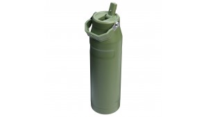 Sticlă Iceflow - AeroLight - Flip Straw 2.0 (cu pai) - 1.06L - Verde Sticlă Iceflow - AeroLight - Flip Straw 2.0 (cu pai) - 1.06L - Verde