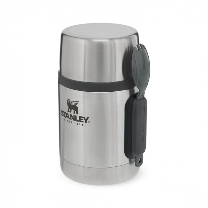 Termos pentru mâncare - ALL IN ONE + Tacâm - 0.53L - Argintiu