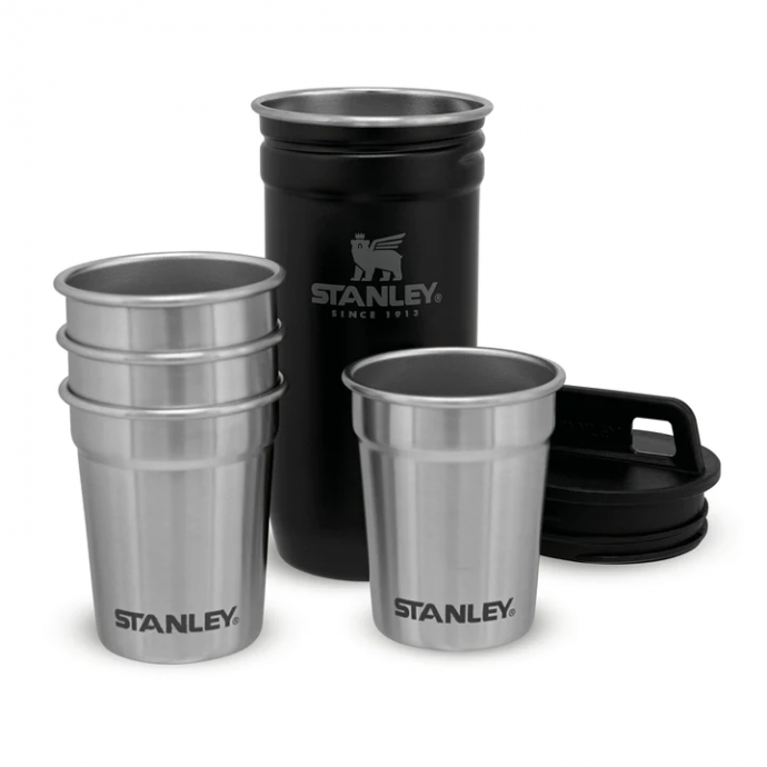 Set Pahare de Shot-uri - Adventure - 4 x 59 ML - Negru